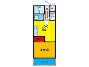 ア－バンハイツ京阪大和田の物件間取画像